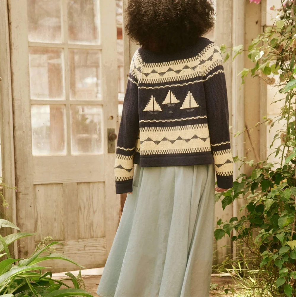 The Great Lodge Cardigan Sailboat 3 Large - Picture 5 of 12